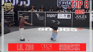 BBOY LIL ZOO VS BBOY SHIGEKIX | TOP 8 | 1 VS 1 | WDSF MONTPELLIER FRANCE 2023