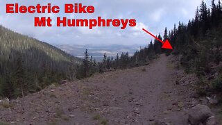 Electric Bike on Mt Humphreys, Arizona