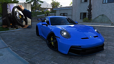 Porsche 911 GT3 - Forza Horizon 5 | Thrustmaster TS-PC Racer Gameplay