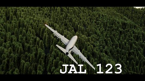 Japan Airline JAL 123 crash animation based on FDR + CVR