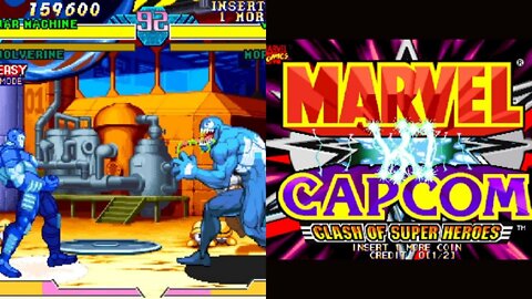Marvel vs Capcom - Clash of Super Heroes Arcade Game.