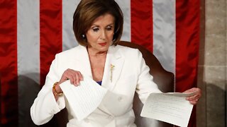 Nancy Pelosi's Fake Act Of Protest: Rips Up Trump's Speech