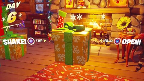 Fortnite Winterfest - DAY 6 Opening Up GIFTS