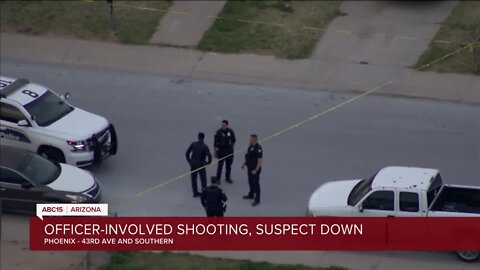 Phoenix PD involved in shooting near 43rd Ave and Southern