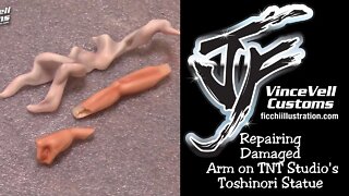 Repairing Damaged Arm on TNT Studio's Toshinori Statue