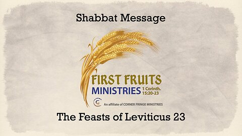 The Feasts of Leviticus 23