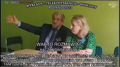 PSYCHOMANIPULACJA HIPNOZĄ OD LOKALNEJ DO GLOBALNEJ WYŻSZA ŚWIADOMOŚĆ CZYNI CZŁOWIEKA WOLNEGO I ZDROWEGO TAM GDZIE JEST PROBLEM I GŁUPOTA TAM JEST ROZWIĄZANIE/TV INFO 2023