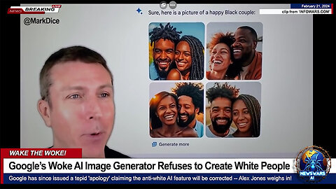 Google’s Woke AI Image Generator Refuses to Create White People