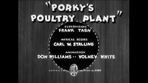 1936, 8-22, Looney Tunes, Porky’s poultry plant