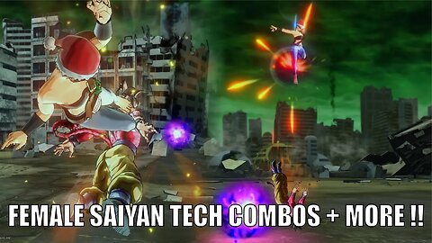 New Female Saiyan GRAB COMBOS | Dragon Ball Xenoverse 2