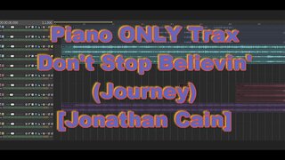 Piano ONLY Trax - Don't Stop Believin' (Journey) [Jonathan Cain]