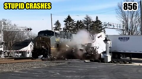 Stupid crashes 856 February 2024 car crash compilation