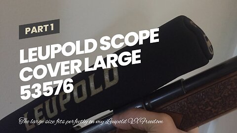 Leupold Scope Cover Large 53576