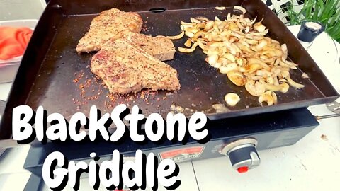 Cooking Porterhouse Steaks on the Blackstone Griddle