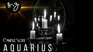 iScry Aquarius 🕯 Playful Poltergeist (5min Candle & Oracle)