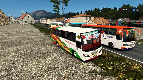 Ets2 Bangladeshi map gameplay | bus simulator Bangladesh gameplay |