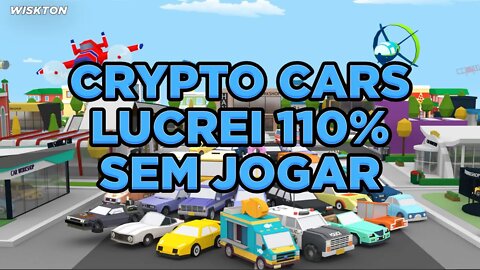 CryptoCars lucrei 110% sem jogar