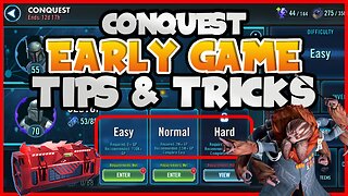 SWGOH Early Game Conquest - Biggest Tip!!!