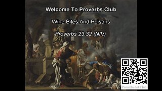 Wine Bites And Poisons - Proverbs 23:32