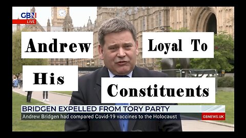 Andrew Bridgen MP defends his actions following his expulsion from the Conservative Party.
