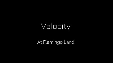 POV of Velocity (TRON without the theming?) at Flamingo Land, North Yorkshire, England