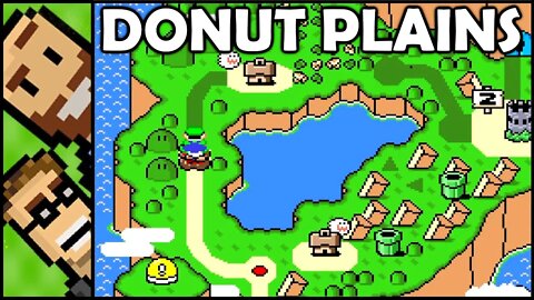 DONUT PLAINS: Let's Play SUPER MARIO WORLD (SNES) 2-Player CO-OP | Nintendo Switch | The Basement