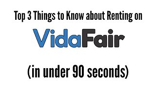 Top 3 Things to Know about Renting Content on VidaFair in Under 90 Seconds