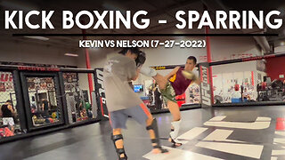 KICK BOXING Sparring - [Nelson vs Kevin] Round 01 | Circadian MMA (7-27-2022)