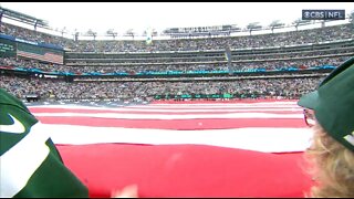 CHILLS: Jets Fans Take Over National Anthem With NYPD Officer