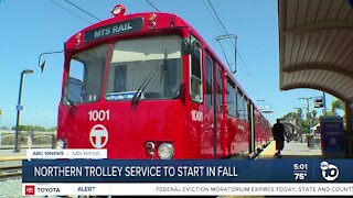 Northern Trolley service to start in fall