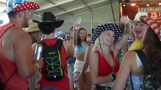 Faster Horses music festival is underway. It's expected to draw in 40,000 people.