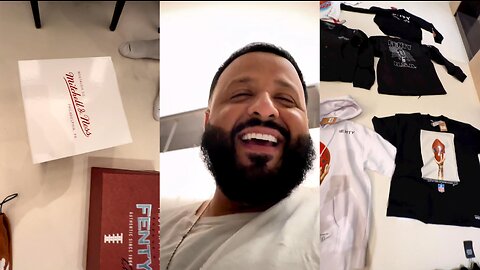 DJ Khaled Receiving Gifts From Rihanna