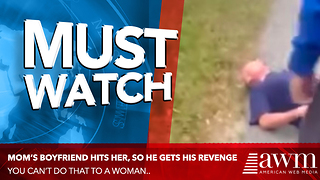 Abusive Boyfriend Hits Girlfriend In The Face, Gets Served Up Instant Justice By Her Son