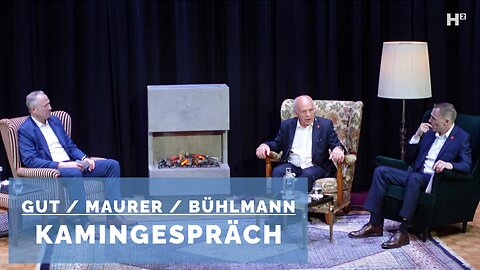 FdV-Kamingespräch: Dr. Roland Bühlmann spricht mit alt Bundesrat Ueli Maurer; Moderation Dr. Philipp Gut