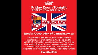 Stand4THEE Friday Night Zoom Nov 17 - FULL VIDEO - Alex from CanuckLaw.ca