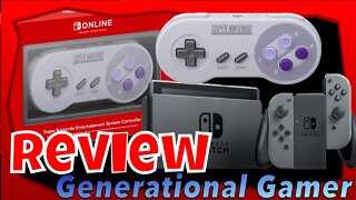 Nintendo Switch SNES Controller Review (Features Mario Kart 8, Super Metroid and Sonic)