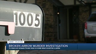 Broken Arrow police looking for a suspect in the murder of a 72-year-old woman