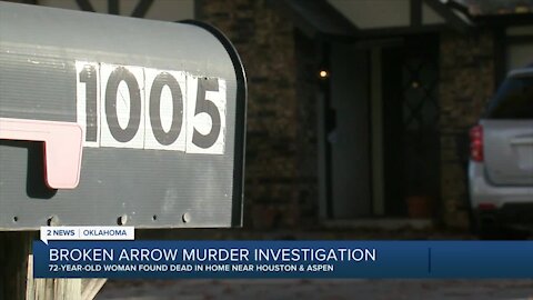 Broken Arrow police looking for a suspect in the murder of a 72-year-old woman