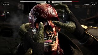 Mortal Kombat X: Reptile (Noxious) vs Johnny Cage (A-List) - 1440p No Commentary