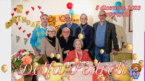 La signora Dolfa Pedroli ha festeggiato i suoi 100 anni!