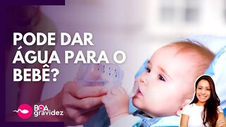 PODE DAR ÁGUA PARA O BEBÊ COM MENOS DE 6 MESES? | Boa Gravidez