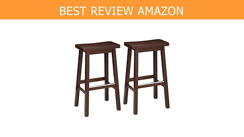 AmazonBasics Classic Saddle Seat Kitchen Counter Review