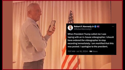 💥💥 HUGE! Leaked call between Trump & RFK Jr. yesterday!