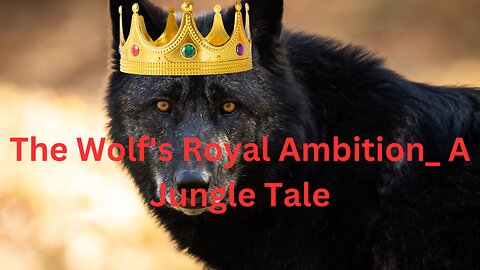 The Wolf's Royal Ambition_ A Jungle Tale