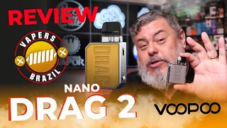 VooPoo Drag Nano 2 Pod - Um velho conhecido. O que mudou ? - Review PTBR