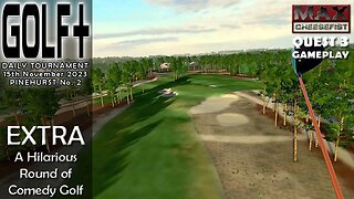 GOLF+ // DAILY TOURNAMENT: A Hilarious Round of Comedy Golf // QUEST 3 Gameplay