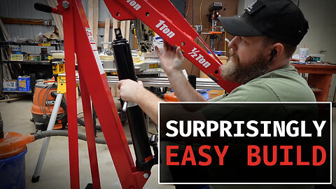 Unboxing and Assembling the Harbor Freight 2 Ton-Capacity Foldable Shop Crane