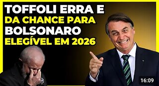 Tóffoli da chance de Bolaonaro estar elegível em 2026