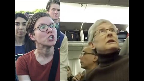 Karen removed from flight for Trump Derangement Syndrome outbursts.