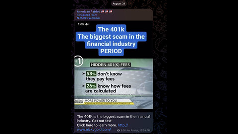 The 401K is the biggest scam in the financial industry. Get out fast!